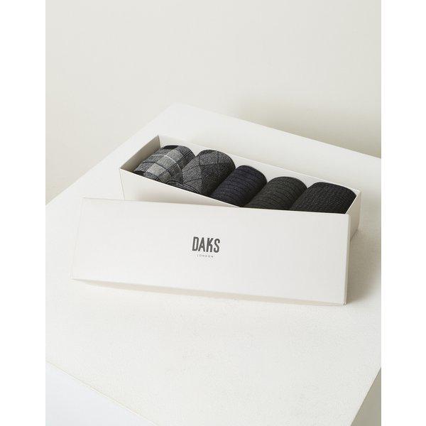 [26SS] [男性用長靴下] 混合ソックス5足セット DBSS6E551G2