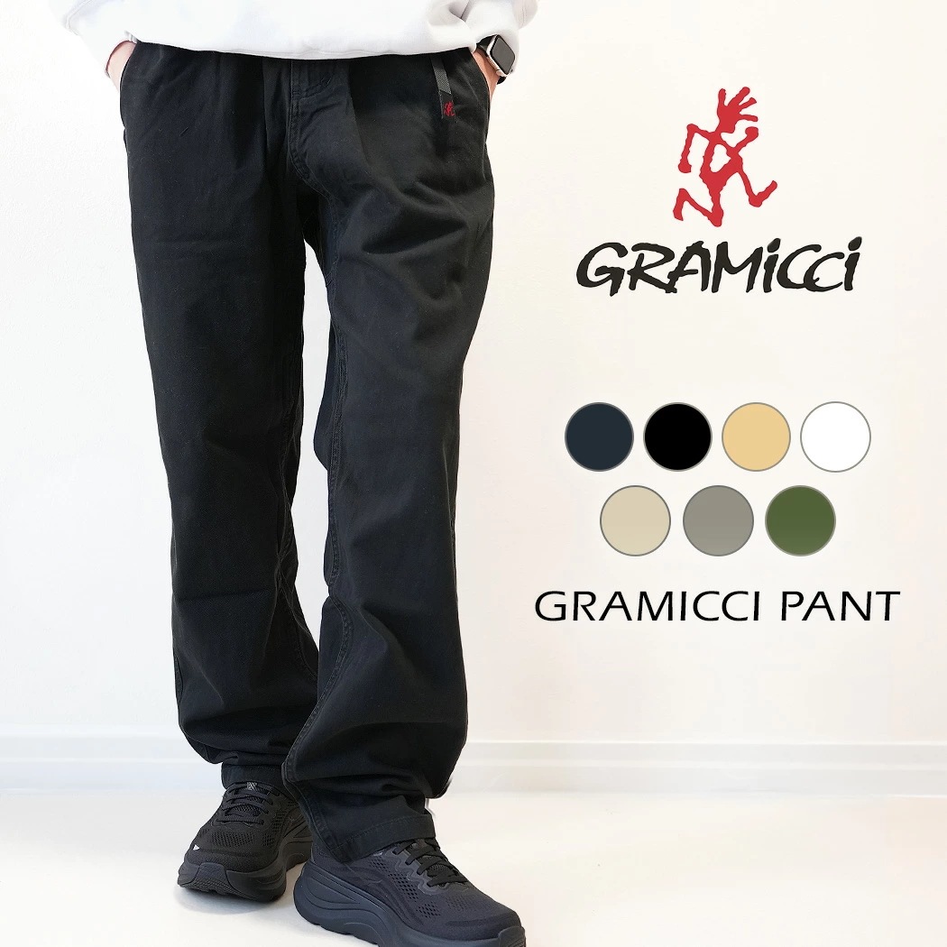 GRAMICCI PANT グラミチ パンツ "BLACK" "CHINO" "DOUBLE NAVY" "GREIGE" "OLIVE" "SAGE" "US CHINO" ( ズボン テーパード