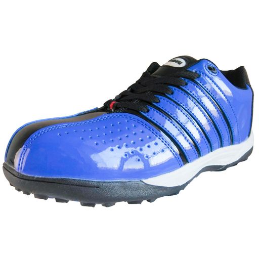 [富士手袋工業] 安全靴 作業靴 セーフティスニーカー エナメル合皮 樹脂先芯 5008 メンズ BLUE 26.0 cm