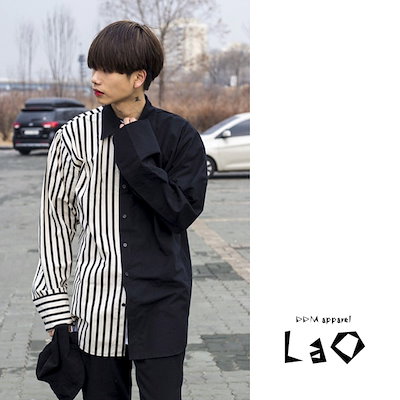 Qoo10 韓国ファッション Half Line シ メンズファッション