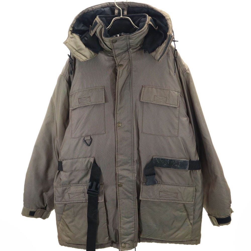 90s オールド スノーボード ダウンジャケット L ブラウン系 スキー メンズ