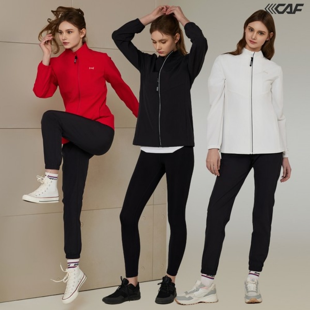 (LE CAFF) 24SS レディーススポーツウーブントラックセット+ショートスリーブTシャツ