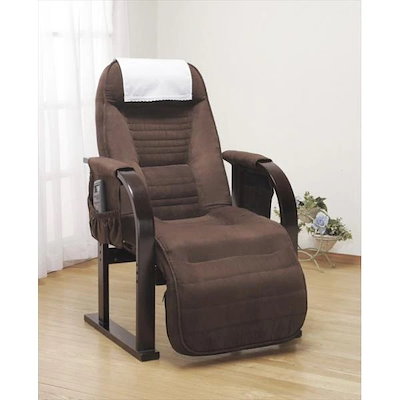 新品　座椅子　リクライニングチェア　1人掛け　ブラウン　コンパクト　折りたたみ 座椅子 リクライニングチェア 1人掛け 多機能 ファブリック生地