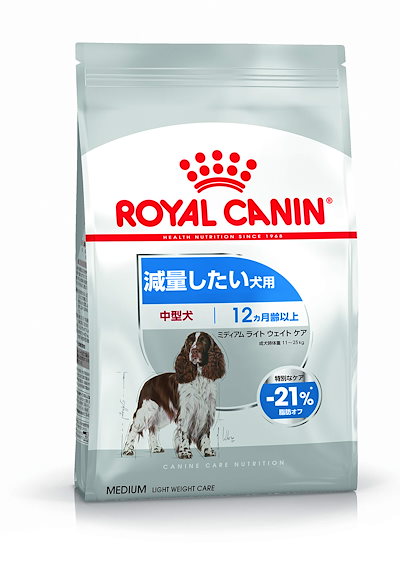 他サイト： ロイヤルカナン CCN ミディアムライト ウェイト ケア 3kg（減量したい犬用 中型犬専用 成犬高齢犬用）の商品画像