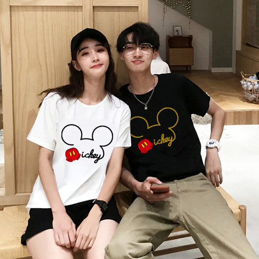 Disney キャラクター ペアルックtシャツ 半袖 Q104 Gamei4 Com