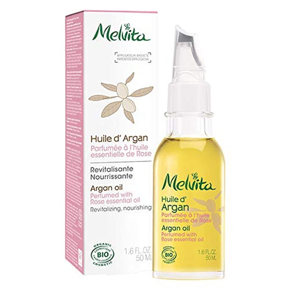 Melvita(メルヴィータ)アルガンオイル ローズ ビオオイル 美容オイル オーガニック コスメ 自然由来認証オーガニック 乾燥対策 うるおい 保湿 顔 ブースター 導入美容液 50mL