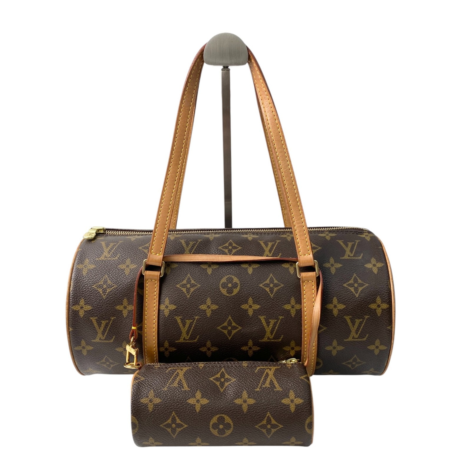 美品 ルイヴィトン LOUIS VUITTON レディース パピヨン30 ポーチ付 ハンドバッグ SP0043