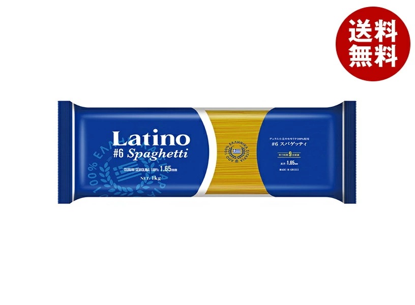 富永貿易 ラティーノ #6スパゲッティ 1kg×12袋入×(2ケース)