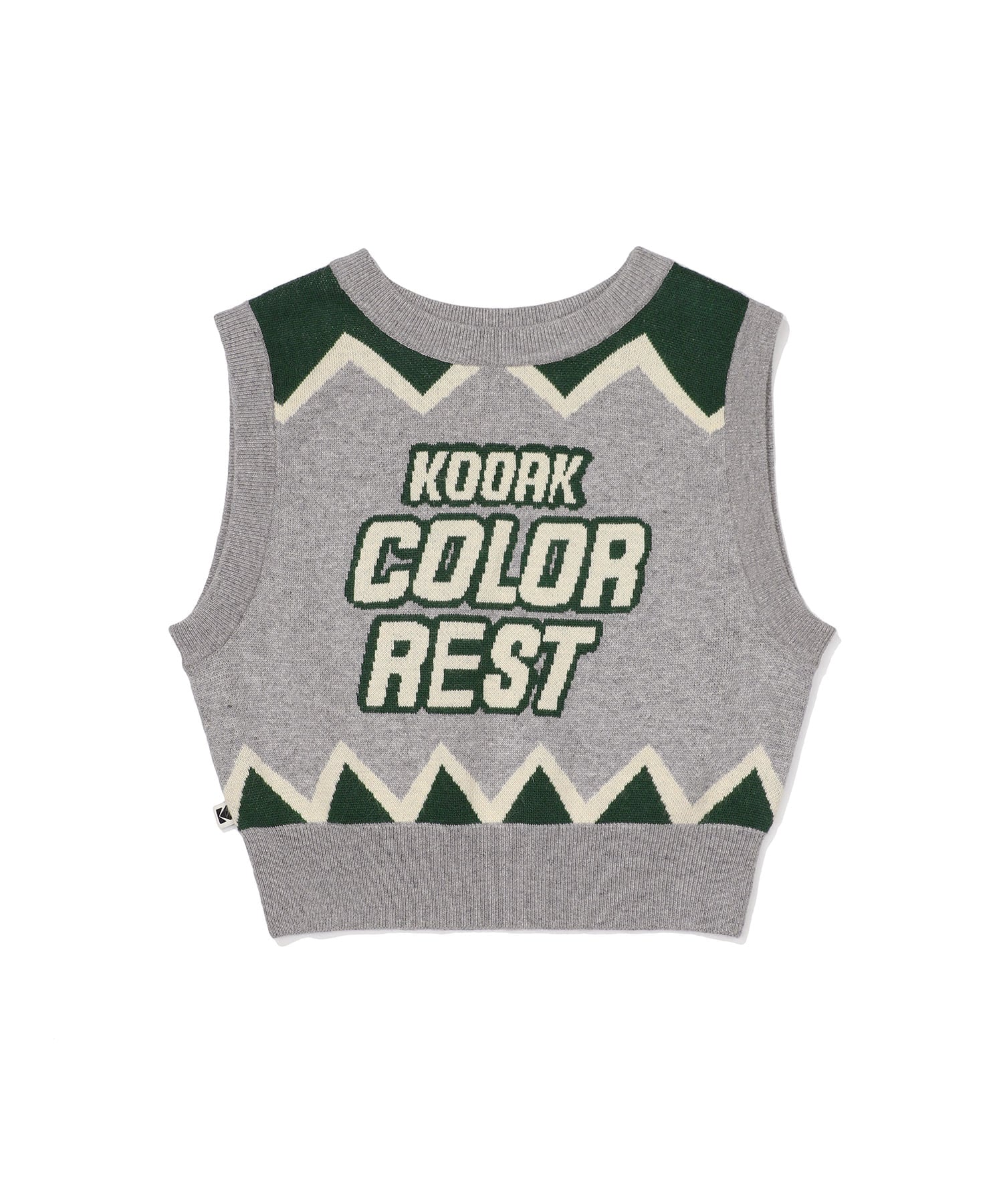 コダックカラーレストニットベストレディース M. グレー