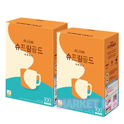 【100個入り 2セット(計200個入り)】シュプリーム ゴールド/ スティック パクソジュン コーヒー 韓国コーヒー NEW/韓国食品