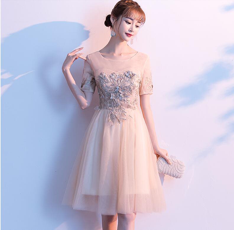 ショート丈ドレス パーティードレス 演奏会 発表会 ピアノ コンサート 二次会 20代30代40代