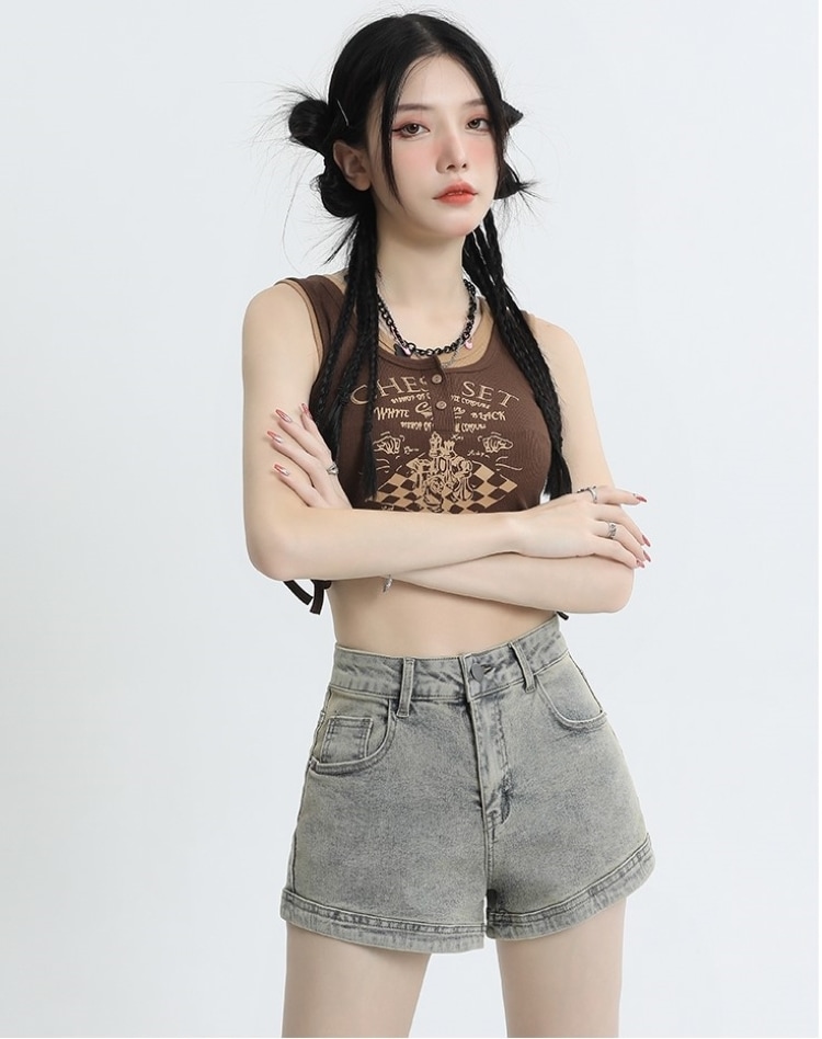 スキニーデニム ホットパンツハ パンツ Gパン ズボン デニムパンツ ショートパンツ ミニ丈 Aライン デニム かわいい シンプル カジュアル 大人 おしゃれ かっこいい こなれ感 無地