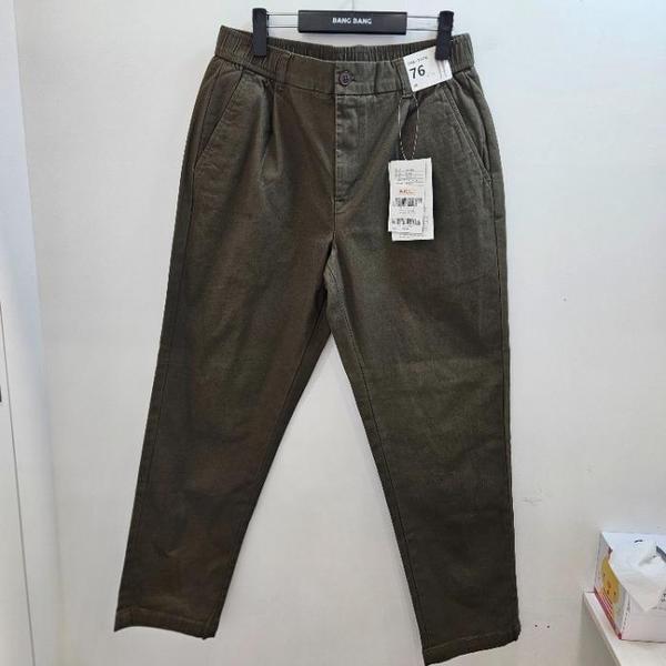 BANG BANG HC19 メンズ秋の骨盤が広く丈の短いワンタック・スパン・コットンパンツ CP (S41502514)