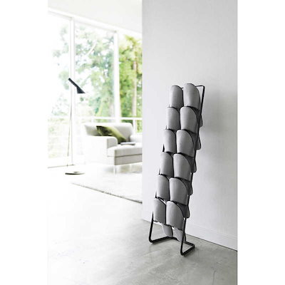 他サイト： 山崎実業　スリッパラック フレーム 6足用 スリム ブラック　4703の商品画像