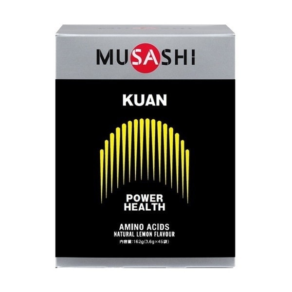 MUSASHI ムサシ KUAN スティック 45本入り サプリメント コンディショニング ヘルスケア 体づくり アミノ酸 スポーツ ゴルフ ランニング