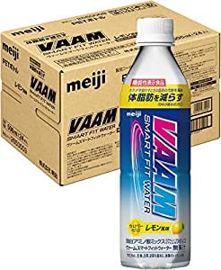 【ケース販売】明治 ヴァーム(VAAM) スマートフィットウォーター レモン風味 500ml24本