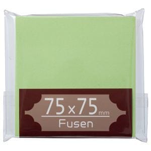 （まとめ） TANOSEE ふせん 75x75mm うぐいす 1冊 [x30セット]