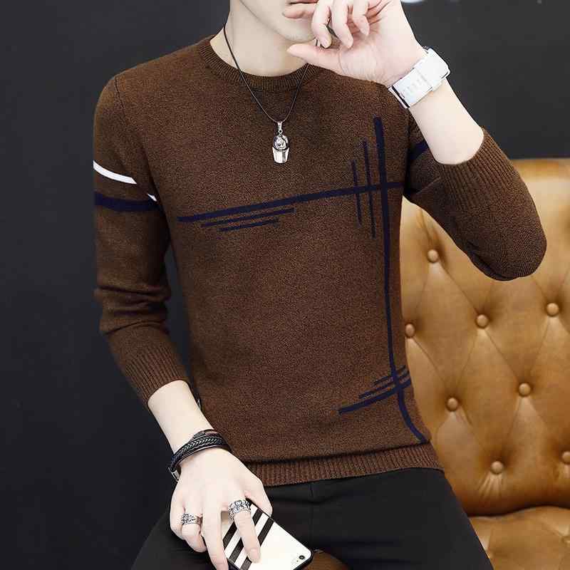 メンズ ファッション 服 オシャレ シンプル 大人 かっこいい 大きいサイズ ストリート 紳士服 秋 セーター 韓国スタイル ラウンドネック 長袖 ジャケット