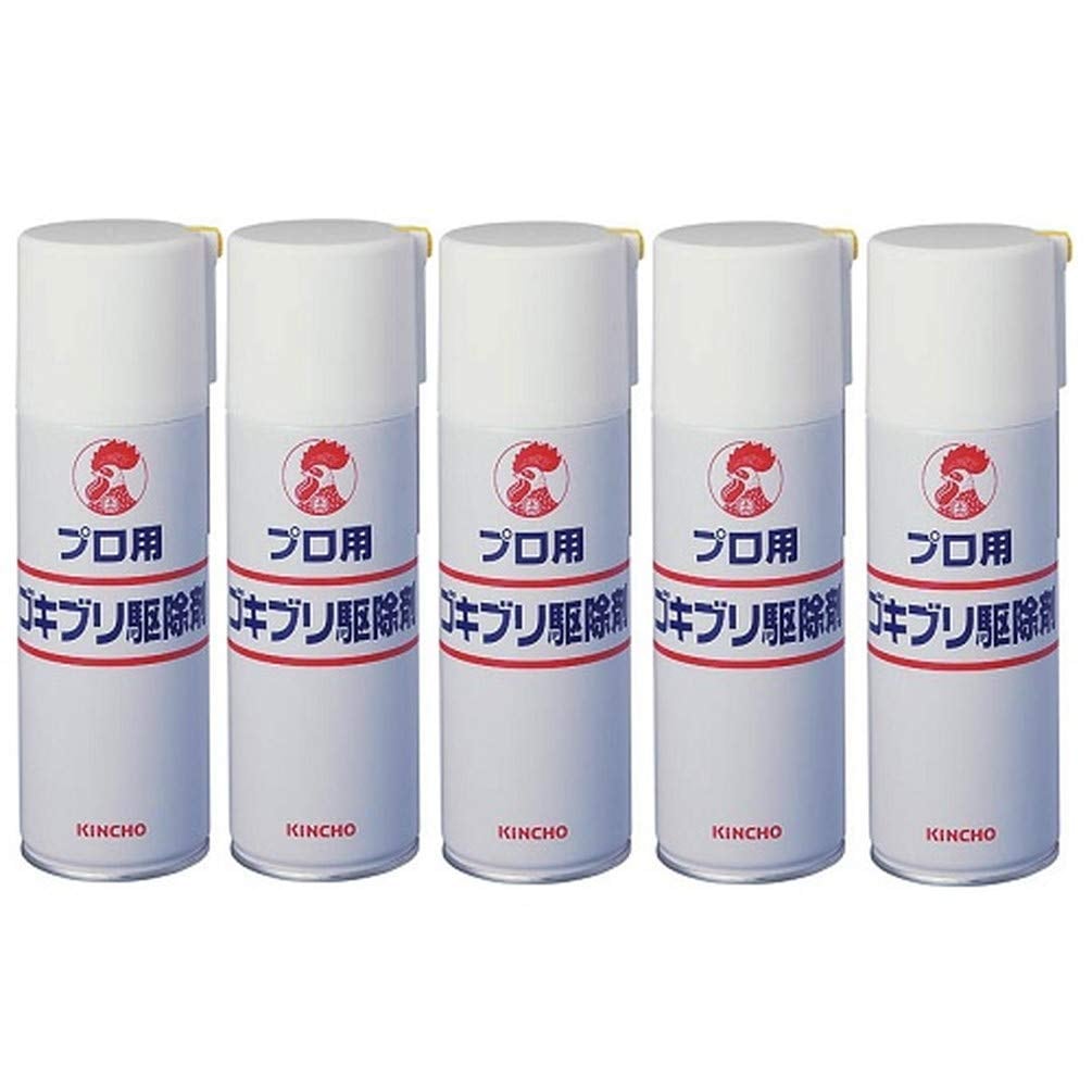大日本除虫菊 ゴキブリ駆除 プロ用 ゴキブリ駆除剤 420ml 5本セット 金鳥 キンチョー 業務用 殺虫剤 スプレー