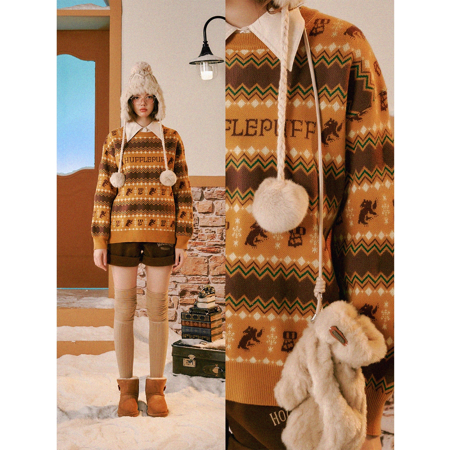 ハリー・ポッターとの共同ブランド「フェア アイル」セーター クリスマス