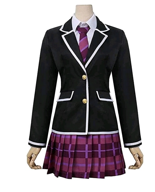 羽丘女子学園中等部 冬制服 宇田川あこ 美竹 蘭 風 コスプレ衣装 ハロウィン クリスマス 学園祭 文化祭 仮装