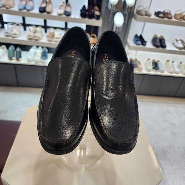 HC10 軽量クッション業務ミッドソールローファー黒3cm LCMD40U51419 (41107756)