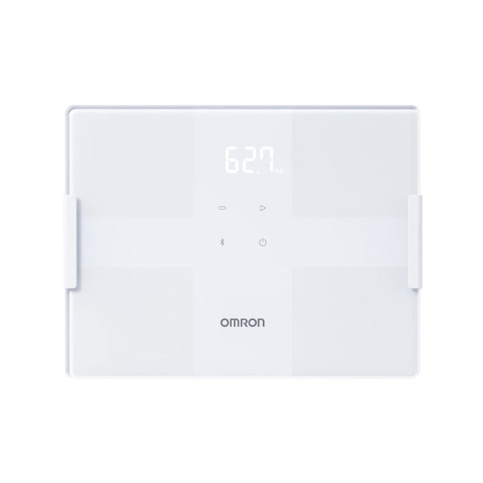 * オムロン【KRD-508T（-W）ホワイト】体重体組成計（OMRON connect アプリ対応）カラダスキャン 家電