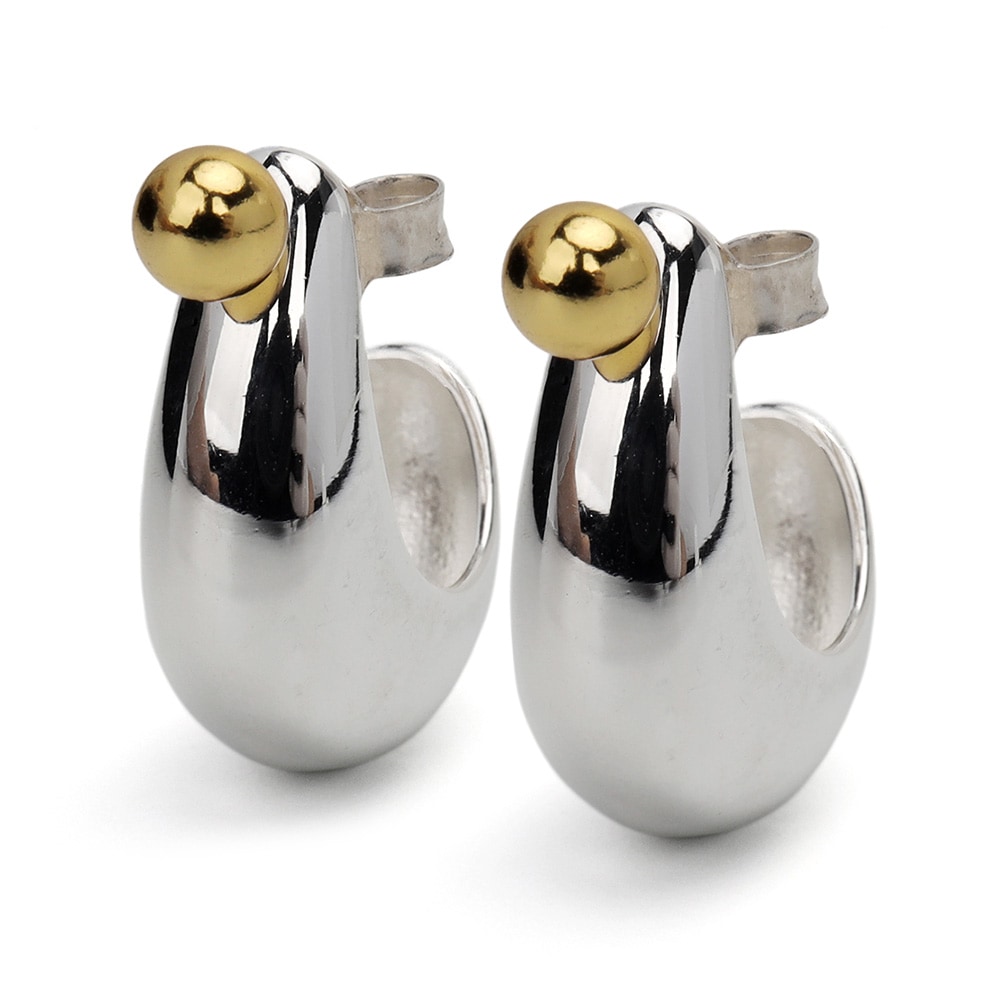 シルバー925 雫ピアス [ce375]