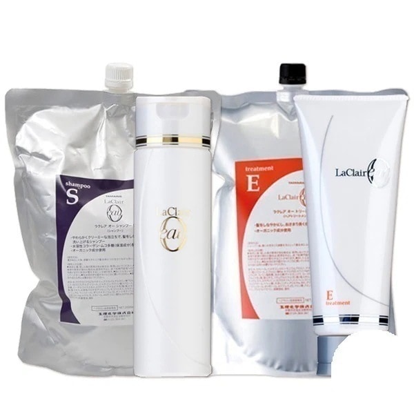 ラクレア オー シャンプーSスムース200+2000mL+トリートメントEエモリエント230+2000g