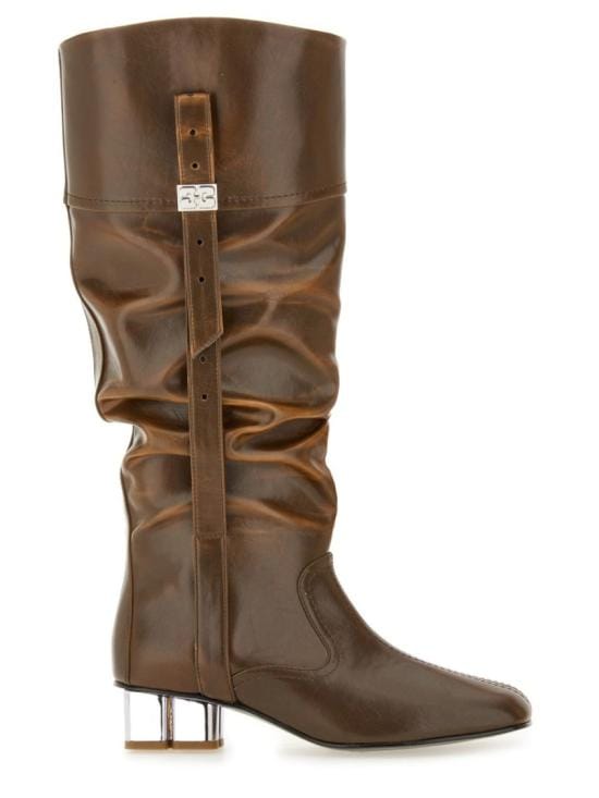GANNI Women Boots S3074 826 Brown