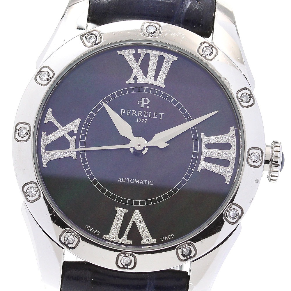 ペルレ PERRELET A2000 ダイヤインデックス 自動巻き レディース _837760【ev15】【中古】