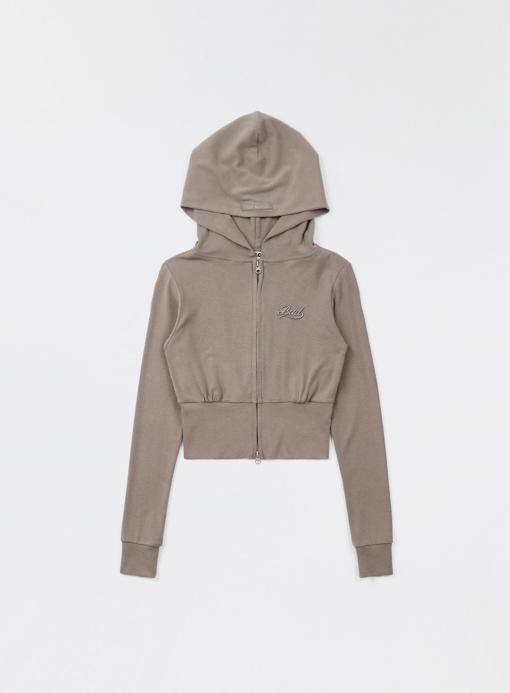 【BADBLOOD】[UNISEX] BEYOND SOFT HOOD CARDIGAN : TOBACCO