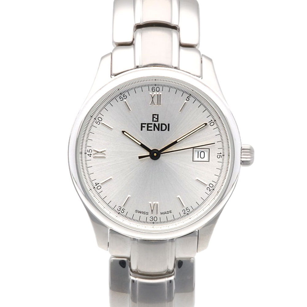 フェンディ 腕時計 ステンレススチール 210G クオーツ 1年保証 FENDI 中古 美品