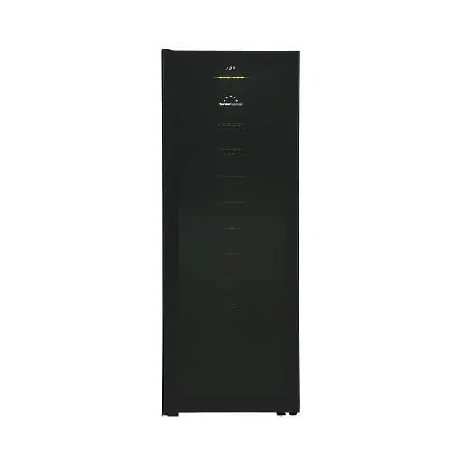 フォルスタージャパン FJH-201GSGL(BK) ワインセラー 84本収納 左開き 1温度タイプ 加温ヒーター 冷気強制循環方式 ブラック