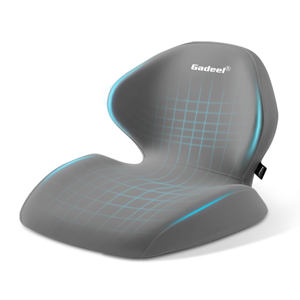 低反発 腰痛 クッション 座布団 一体型 ランバーサポートクッション 人間工学 お尻クッション 骨盤サポート 姿勢矯正 腰痛対策 運転 背もたれ 蒸れない通気性 カバー洗える 使用 54325