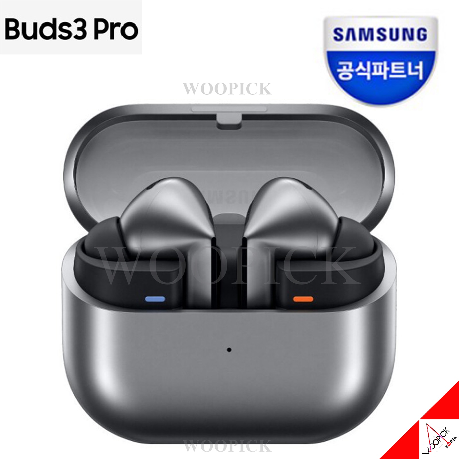 Galaxy Buds3 Pro SM-R630N ワイヤレスBluetoothイヤホンANCキャナル & Galaxy AI -シルバー/新品/2024