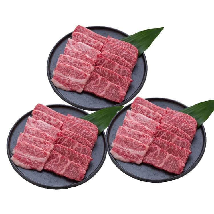 三大ブランド牛焼肉食べ比べセット（松阪牛焼肉 もも バラ200g神戸ビーフ焼肉 もも バラ200g近江牛焼肉 もも バラ200g） 離島は配送不可 3950351 お歳暮 お中元 お土産 ご進物 ギフ