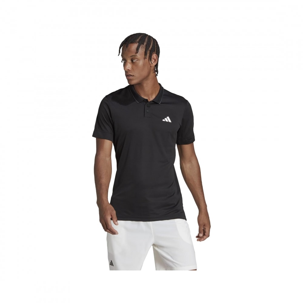 アディダステニスフリーリフトポロシャツブラック