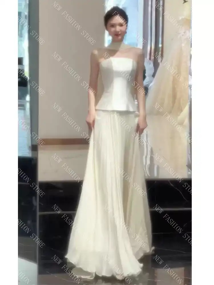 ウエディングドレス 白-12