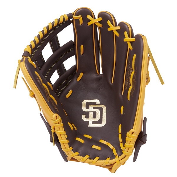 ローリングス 野球 軟式用グローブ(外野手) ハイパーテック MLB Y719 SPD パドレス 右投げ用