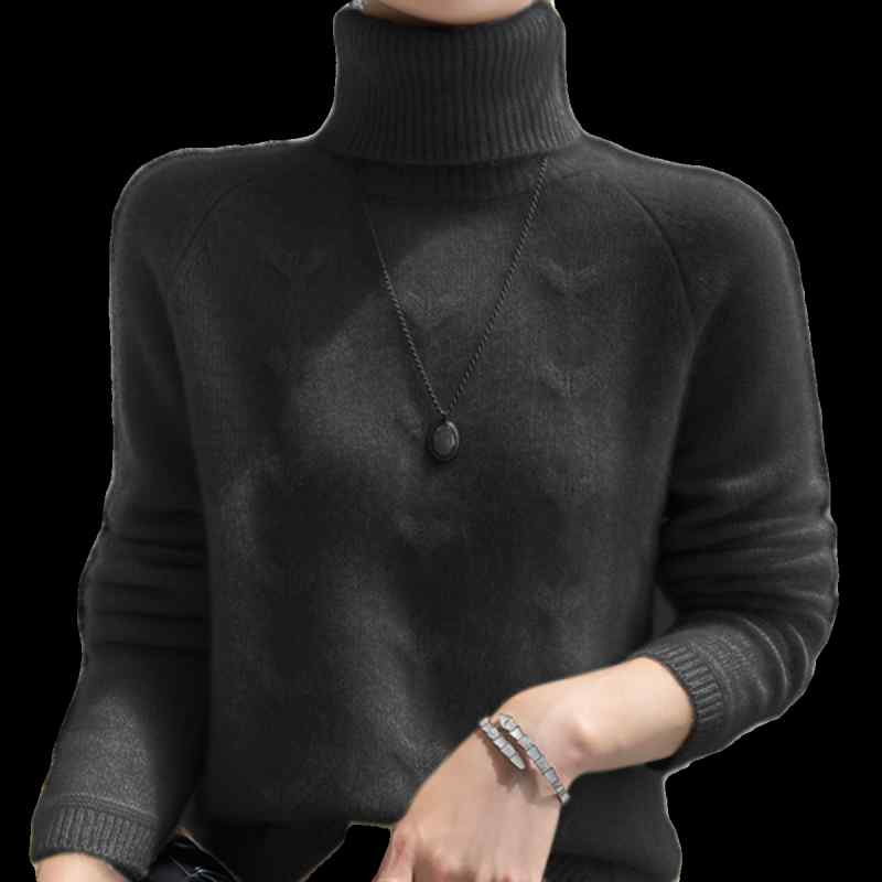 セーター レディース 秋冬 タートルネック 厚手 ウール 羊毛 柔らかい 暖かい プルオーバー 長袖 大きいサイズ カジュアル 普段使い レジャー かわいい ハート 青 黒 ベージュ