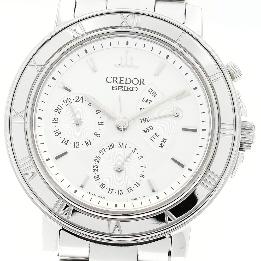セイコー SEIKO GCBG999/4S77-0020 クレドール デイデイト レトログラード 自動巻き メンズ 良品 _892298【中古】