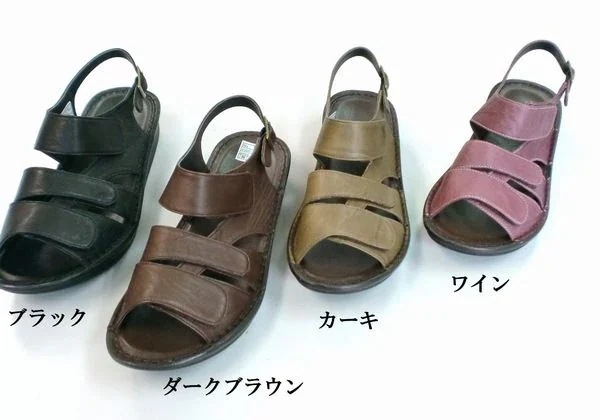 サンダル レディースシューズ レディースファッション 靴 本革 バックストラップ 楽ー コンフォート
