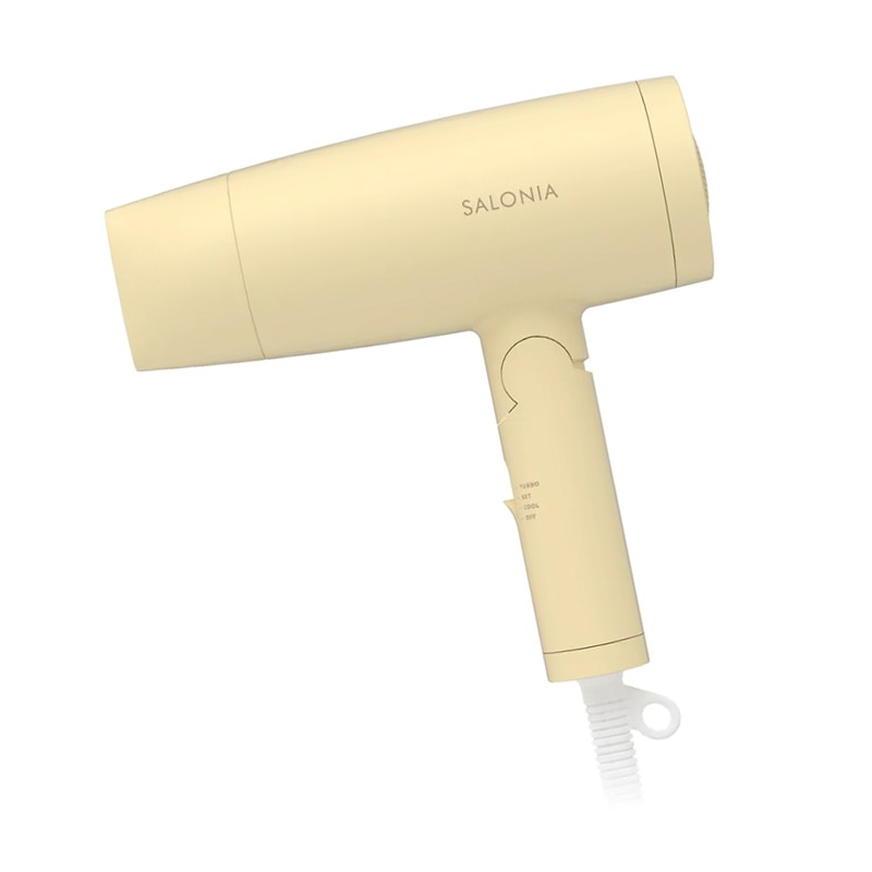 25年春夏限定カラーサロニア SALONIA スピーディーイオンドライヤー メロウクリームイエロー SAL24013MY 大風量 マイナスイオン 速乾