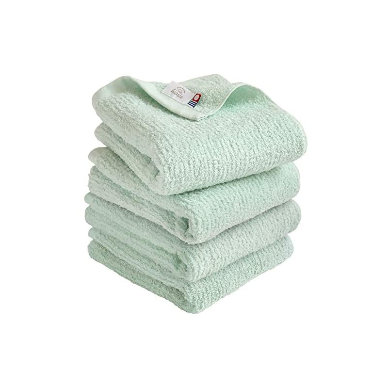 今治タオル フェイスタオル リバースタオル 4枚セット ミストブルー 日本製 速乾 今治ブランド