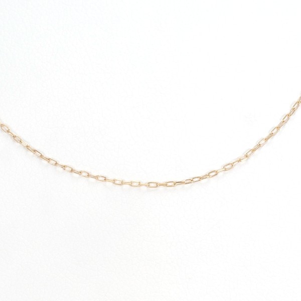 4℃ K10PG ネックレス 総重量約0.8g 約40cm ジュエリー 中古