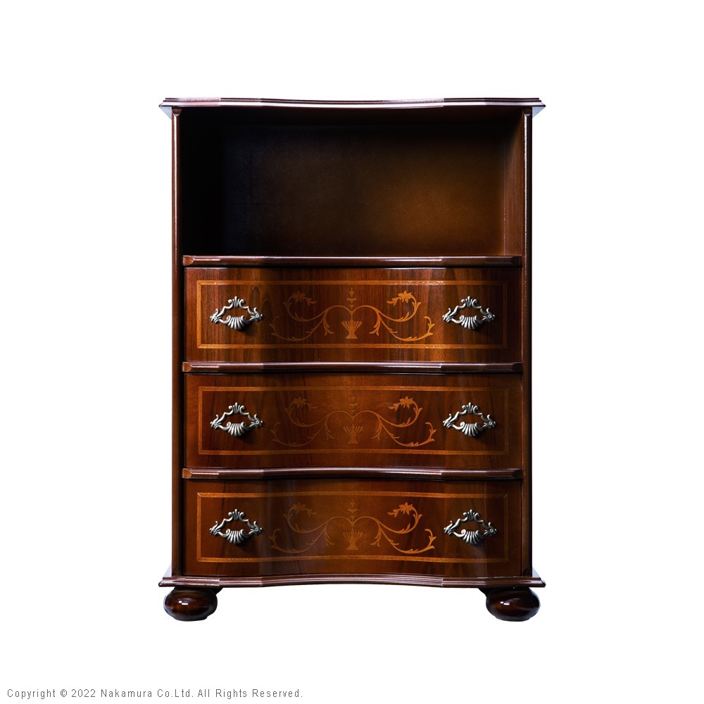 チェスト タンス ローチェスト たんす 洋服タンス おしゃれ 引き出し 収納 リビングチェスト 完成品 収納家具 収納チェスト アンティーク クラシカル イタリア製