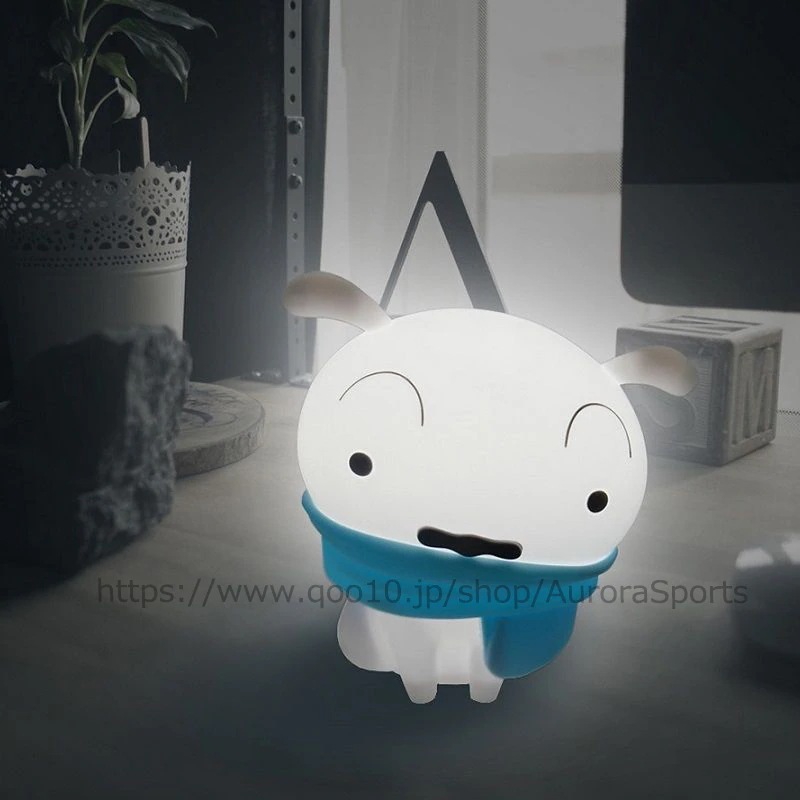 韓国正規品 シロクレヨンしんちゃん夜灯フィギュア クレヨンしんちゃんナイトライト 誕生日プレゼント 常夜灯 卓上ライト ベッドライト