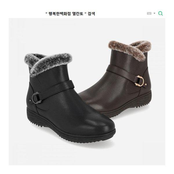 [幸福デパート]MD PICK NO.1 女性羊革コンフォートFURアンクルブーツ3.5cm LCWA67