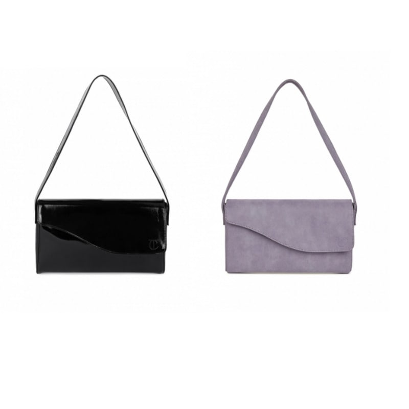 【CURRENT】【New Jeans着用】ショルダーバッグASYMMETRIC SYMBOL SHOULDER BAG